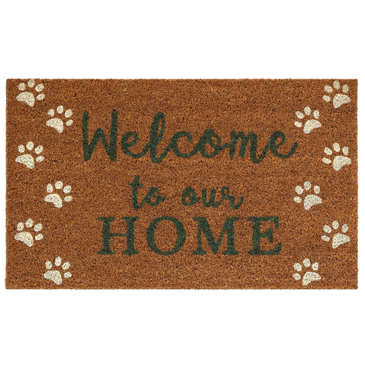 My Mat Welcome Paws Coir Doormat Printed 45x75cm - beUNIQ - coir doormat - Created by Product Upload