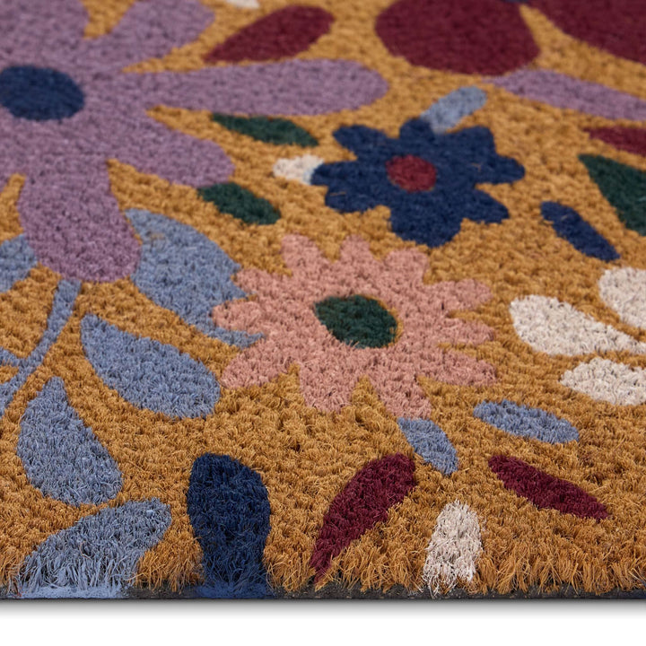 My Mat Printed Coir Wildflower Meadow Doormat 45x75cm - beUNIQ - coir doormat - Created by Product Upload