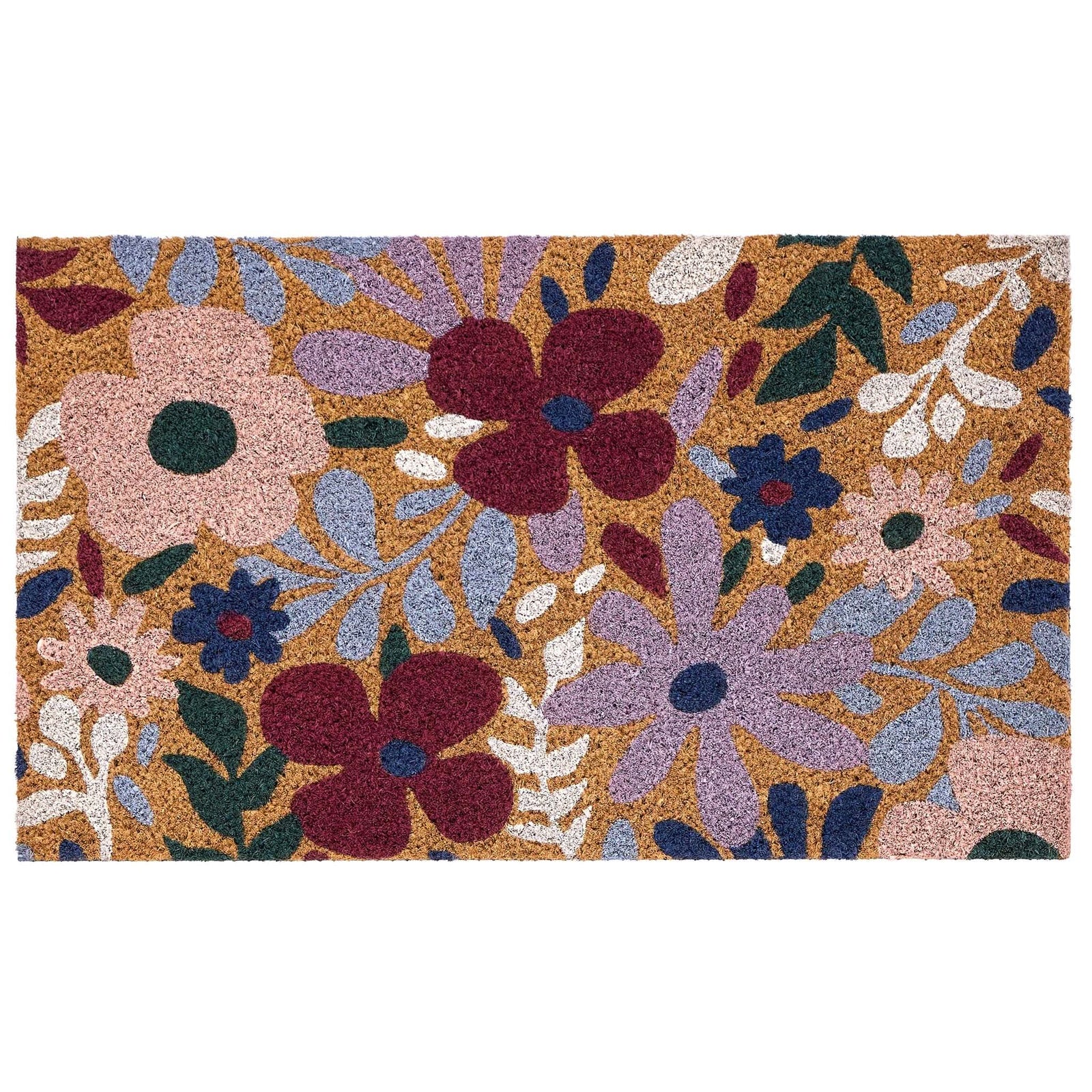 My Mat Printed Coir Wildflower Meadow Doormat 45x75cm - beUNIQ - coir doormat - Created by Product Upload