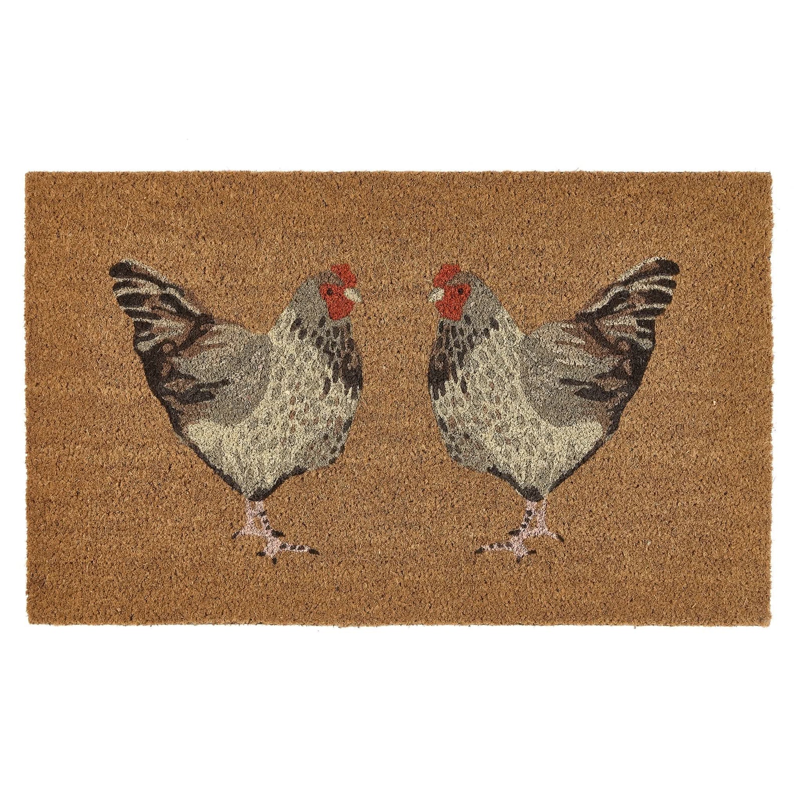My Mat Printed Coir Doormat Chicken Design 45x75cm - beUNIQ - chicken doormat - coir doormat