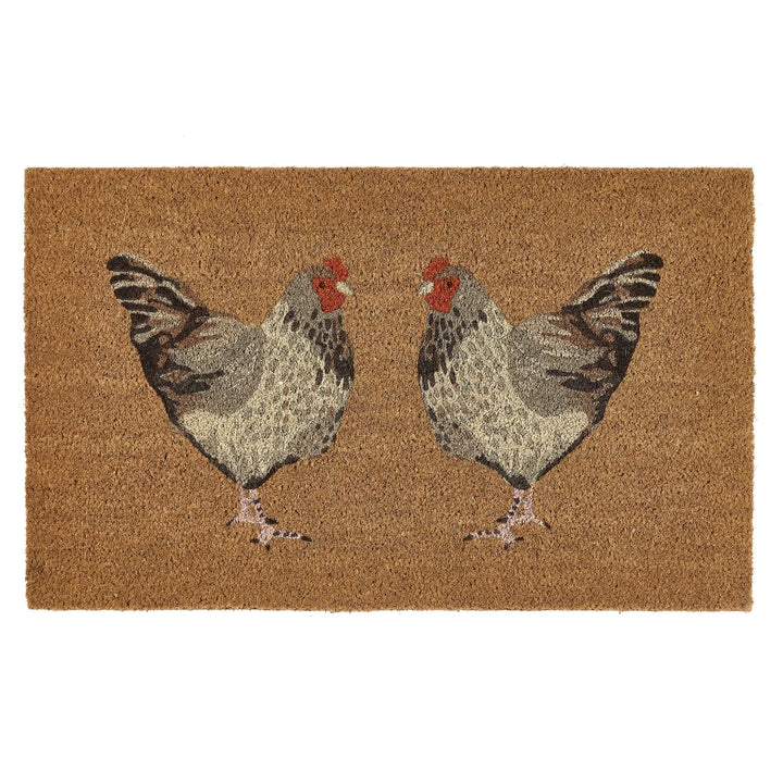 My Mat Printed Coir Doormat Chicken Design 45x75cm - beUNIQ - chicken doormat - coir doormat