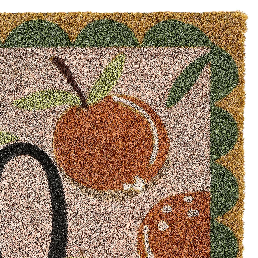 My Mat Printed Coir Doormat Ciao Orange 45x75cm - beUNIQ - 45x75cm doormat - ciao orange mat