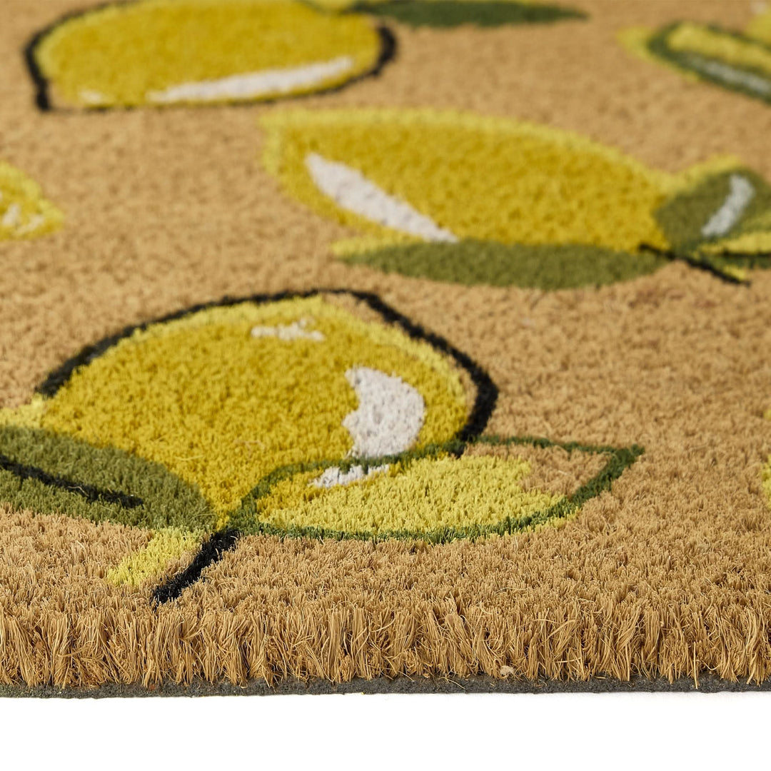 My Mat Printed Coir Doormat Lemons Design 45x75cm - beUNIQ - coir doormat - Created by Product Upload