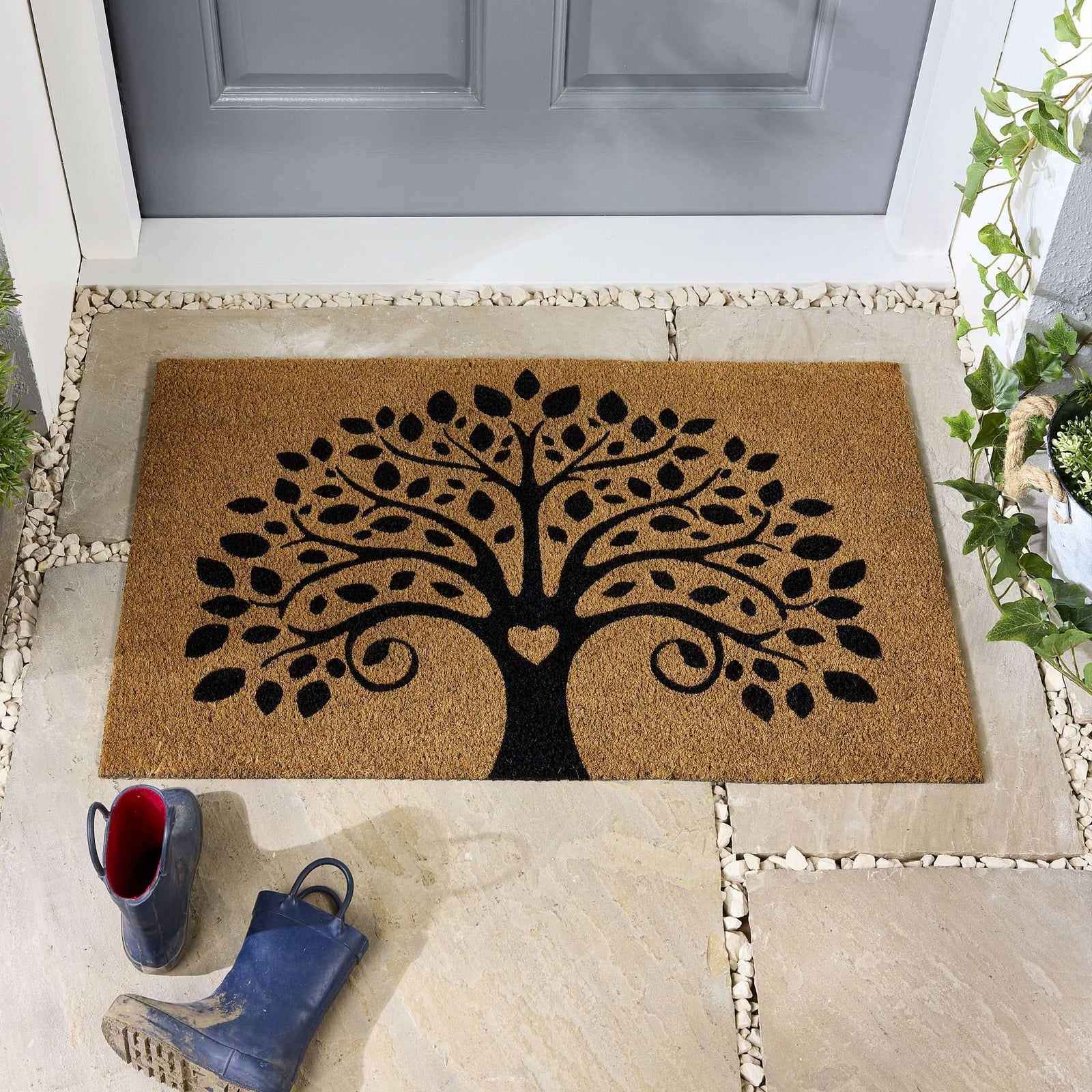 My Mat Tree of Life Printed Coir Doormat 45x75cm - beUNIQ - Coir doormat - Created by Product Upload