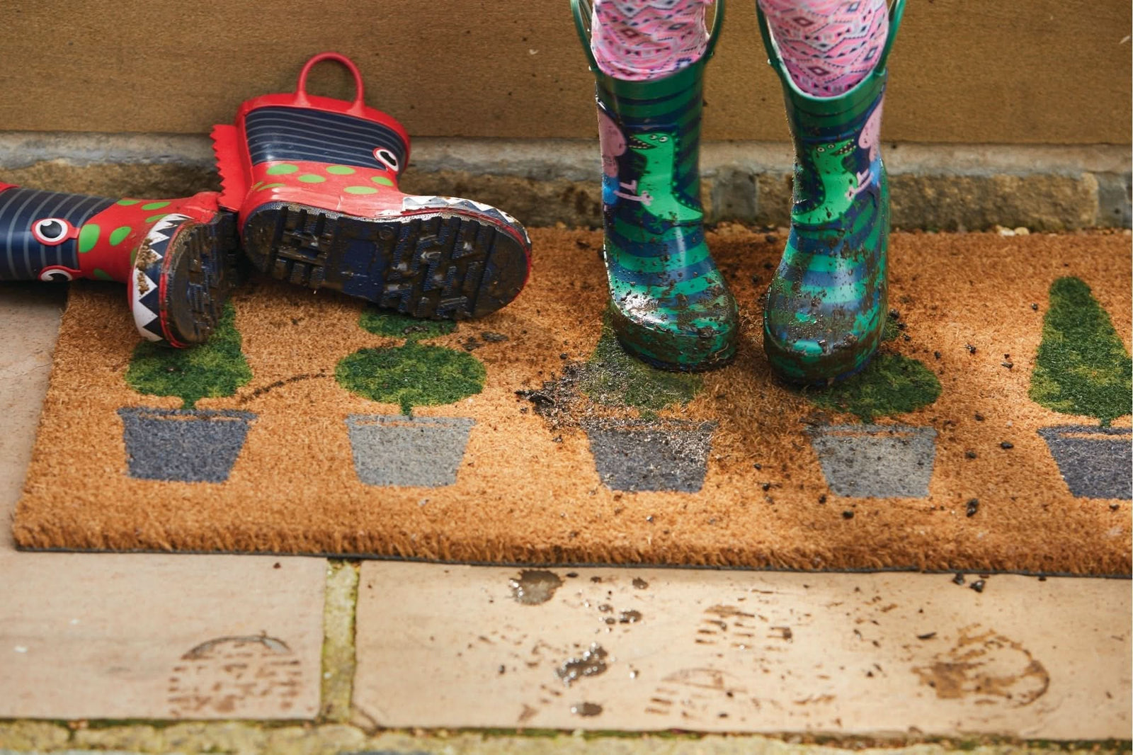 My Mat Coir Topiary Doormat Natural Coconut Fibre 45x75cm - beUNIQ - coir mat - Created by Product Upload