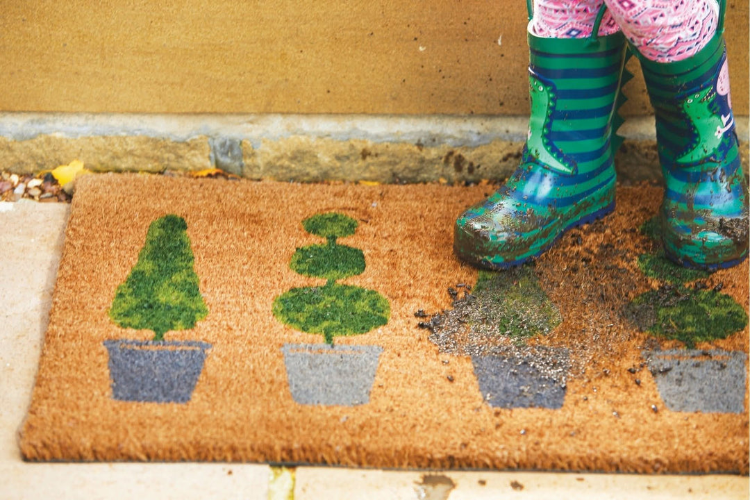 My Mat Coir Topiary Doormat Natural Coconut Fibre 45x75cm - beUNIQ - coir mat - Created by Product Upload