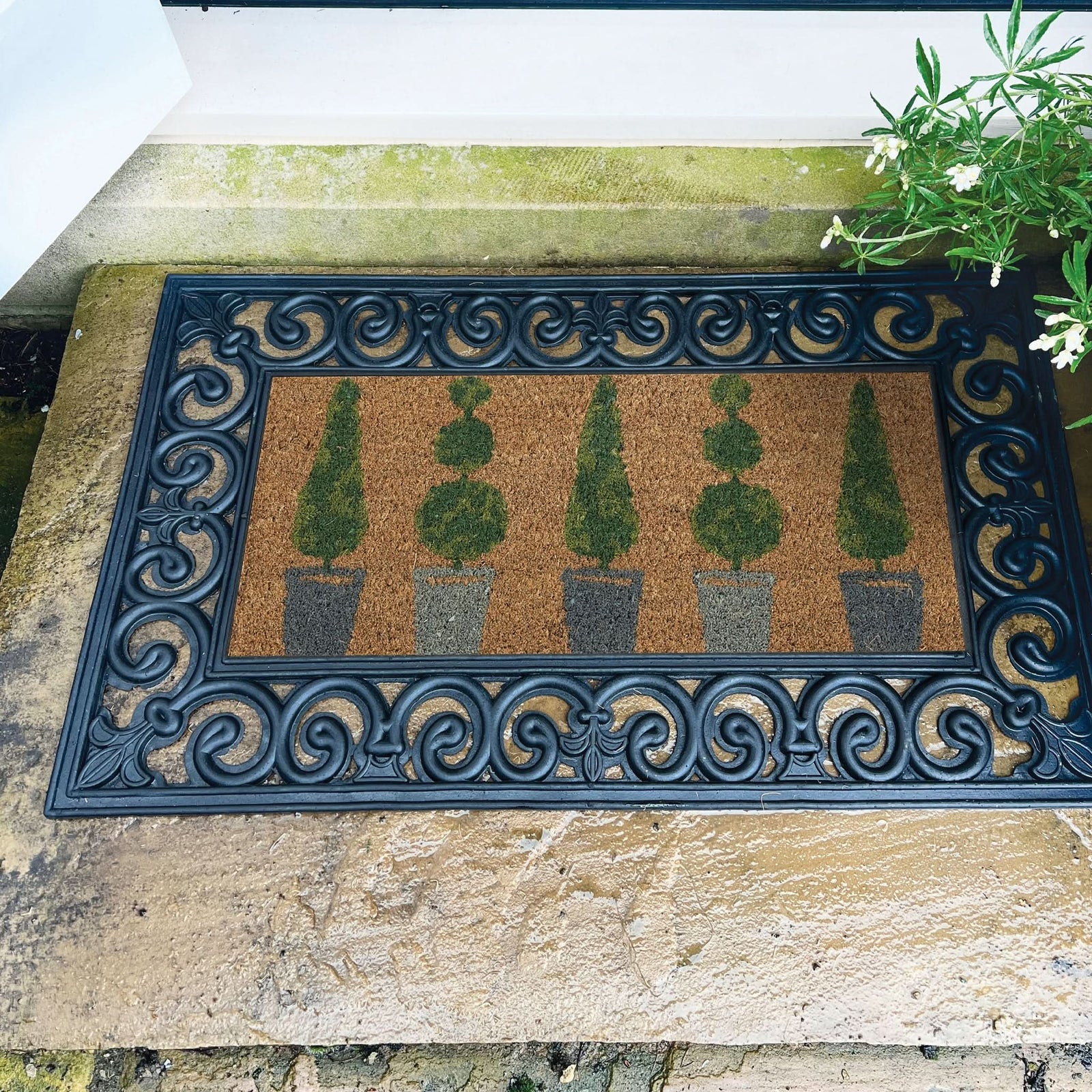 My Mat Coir Mat Insert Topiary Design 23x53cm - beUNIQ - Coir Insert - Created by Product Upload