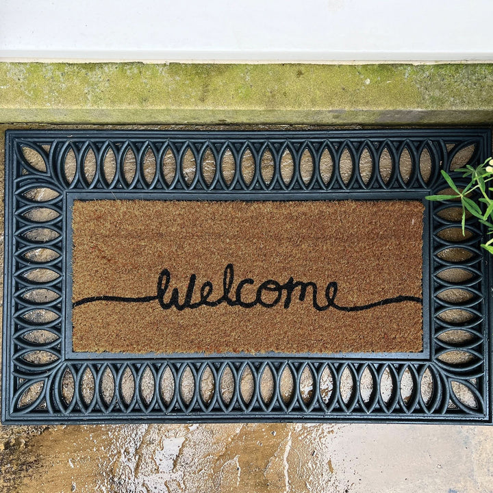 My Mat Coir Doormat Insert Welcome Script 23x53cm - beUNIQ - coir doormat - Created by Product Upload