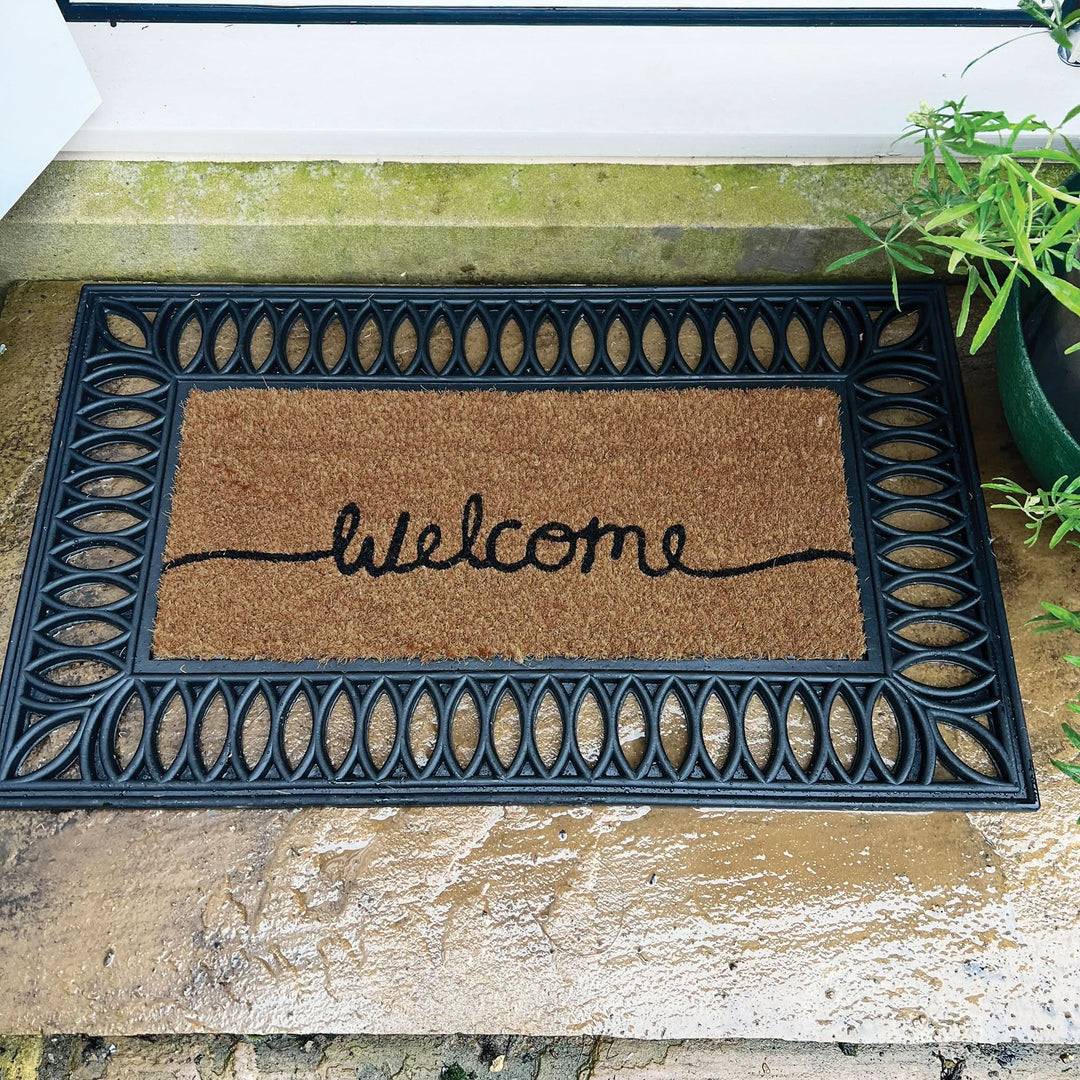 My Mat Coir Doormat Insert Welcome Script 23x53cm - beUNIQ - coir doormat - Created by Product Upload