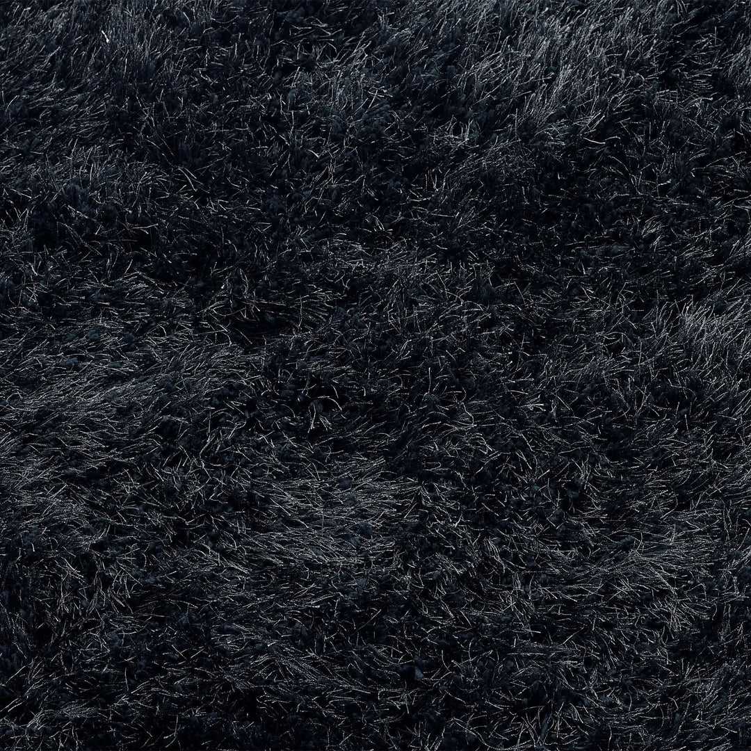 Origins Extravagance Dark Grey Thick Shaggy Luxury Polyester Rug - beUNIQ - Created by Product Upload - 80cm x 150cm - dark grey shaggy rug