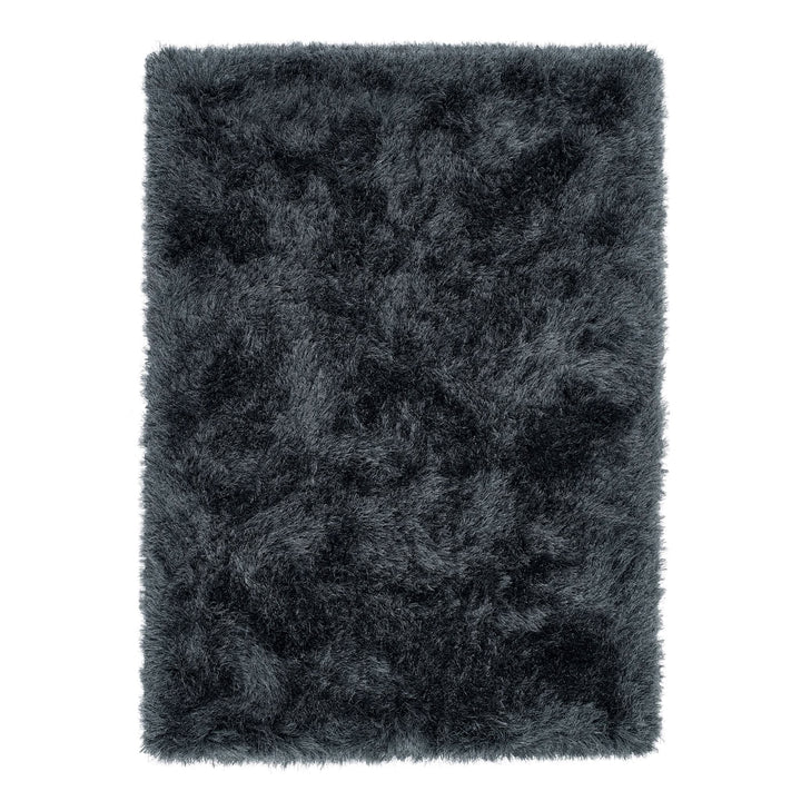 Origins Extravagance Dark Grey Thick Shaggy Luxury Polyester Rug - beUNIQ - Created by Product Upload - 80cm x 150cm - dark grey shaggy rug