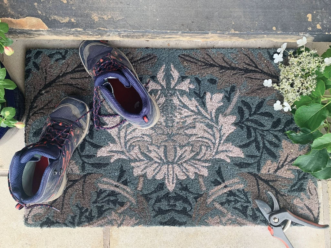 My Mat English Garden 3 Coir Door Rug Floral 45x75cm - beUNIQ - 45x75cm doormat - coir doormat