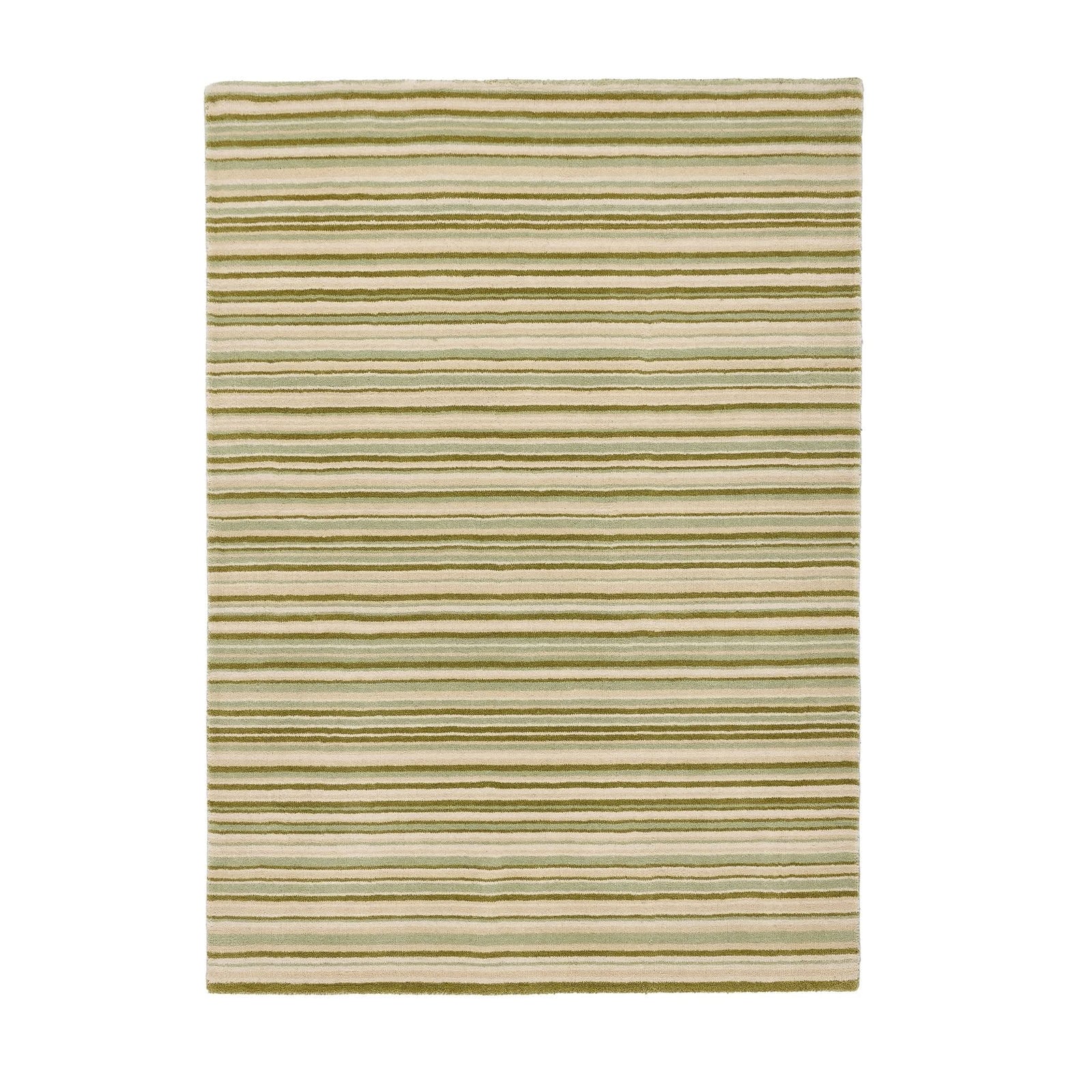 Origins Fine Stripes Green Patterned Area Rug - beUNIQ - contemporary area rug - 80x150 - Created by Product Upload