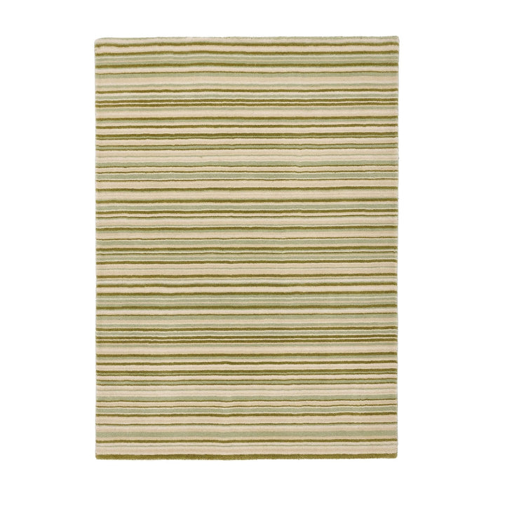 Origins Fine Stripes Green Patterned Area Rug - beUNIQ - contemporary area rug - 80x150 - Created by Product Upload