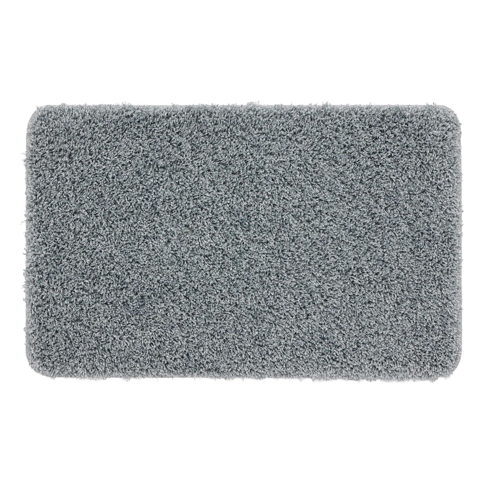 Buddy Bath Fleck Blue Shaggy Non - Slip Washable Bathroom Mat - beUNIQ - bathroom runner - 50X45 PED - Created by Product Upload