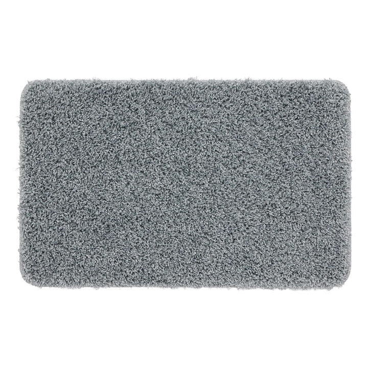 Buddy Bath Fleck Blue Shaggy Non - Slip Washable Bathroom Mat - beUNIQ - bathroom runner - 50X45 PED - Created by Product Upload