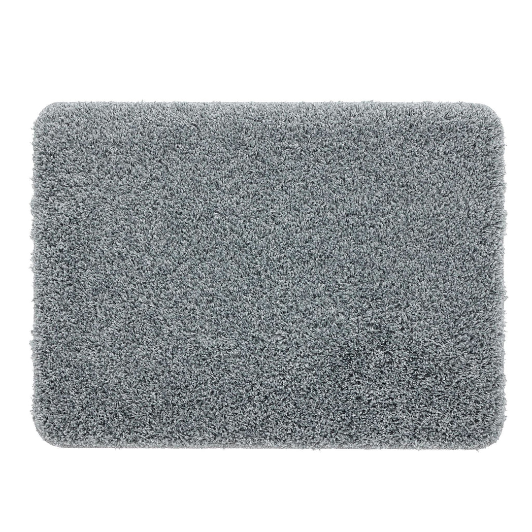 Buddy Bath Fleck Blue Shaggy Non - Slip Washable Bathroom Mat - beUNIQ - bathroom runner - 50X45 PED - Created by Product Upload