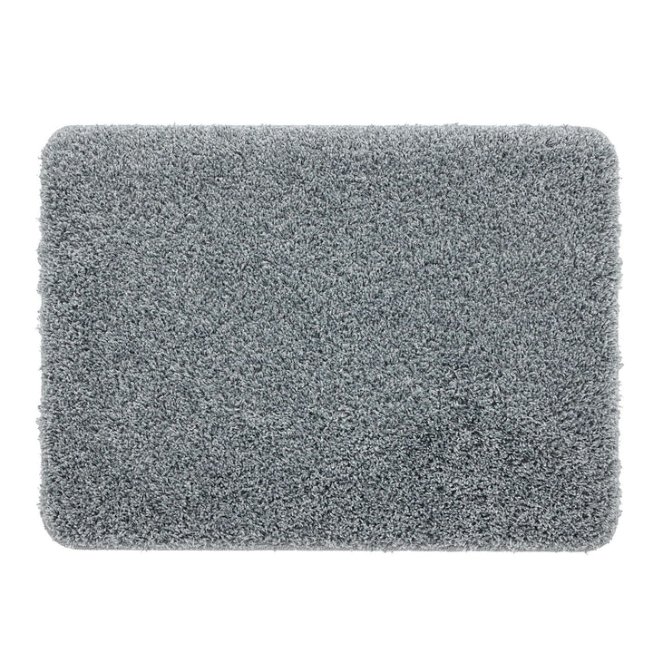Buddy Bath Fleck Blue Shaggy Non - Slip Washable Bathroom Mat - beUNIQ - bathroom runner - 50X45 PED - Created by Product Upload