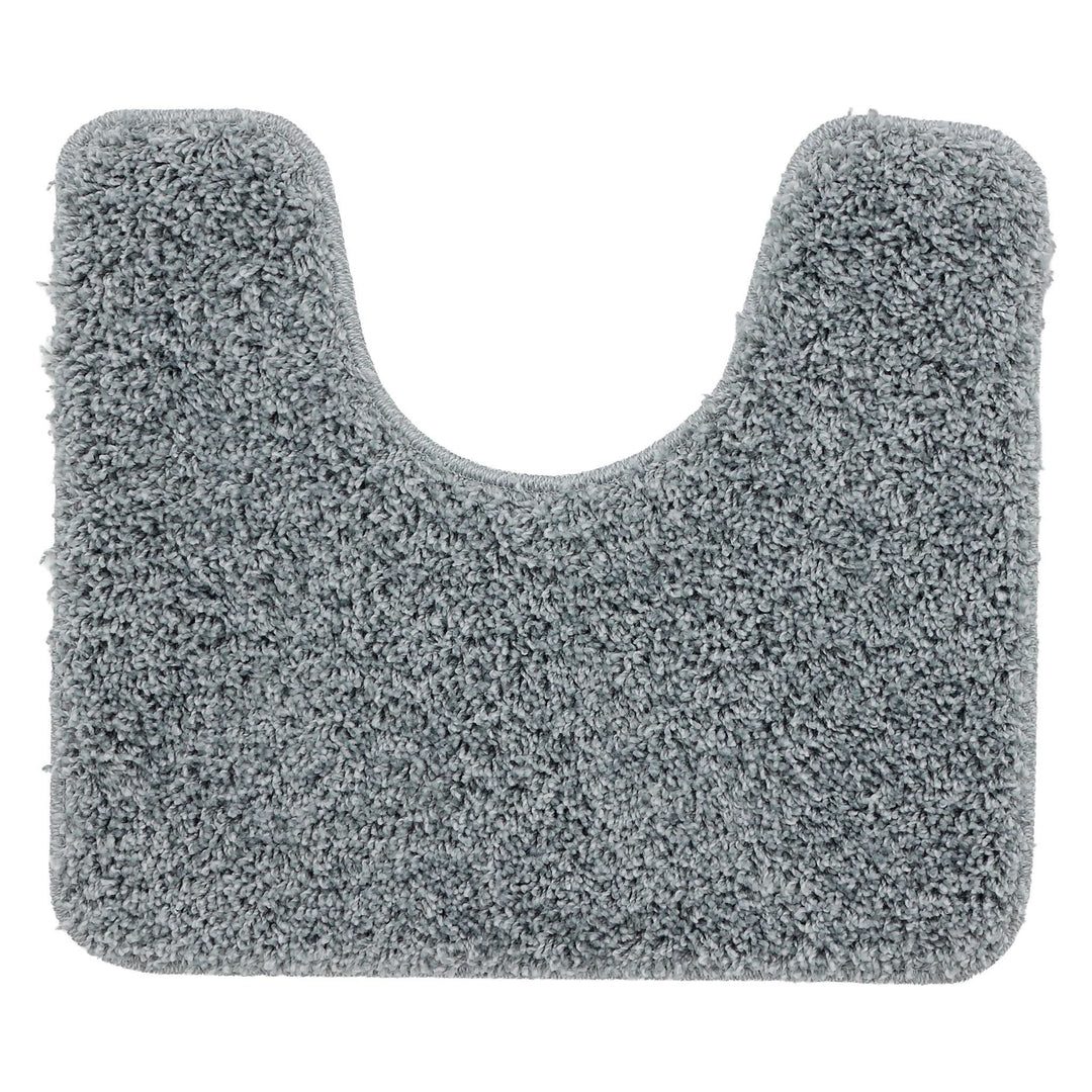 Buddy Bath Fleck Blue Shaggy Non - Slip Washable Bathroom Mat - beUNIQ - bathroom runner - 50X45 PED - Created by Product Upload