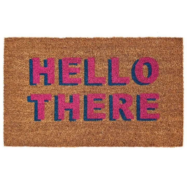 My Mat Coir Doormat Hello There Print 45x75cm - beUNIQ - coir doormat - Created by Product Upload