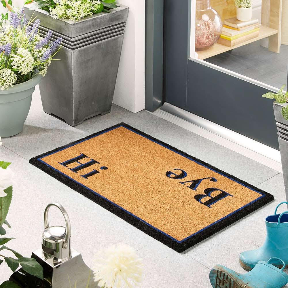 My Mat Hi Bye Printed Coir Doormat 45x75cm - beUNIQ - coir doormat - Created by Product Upload
