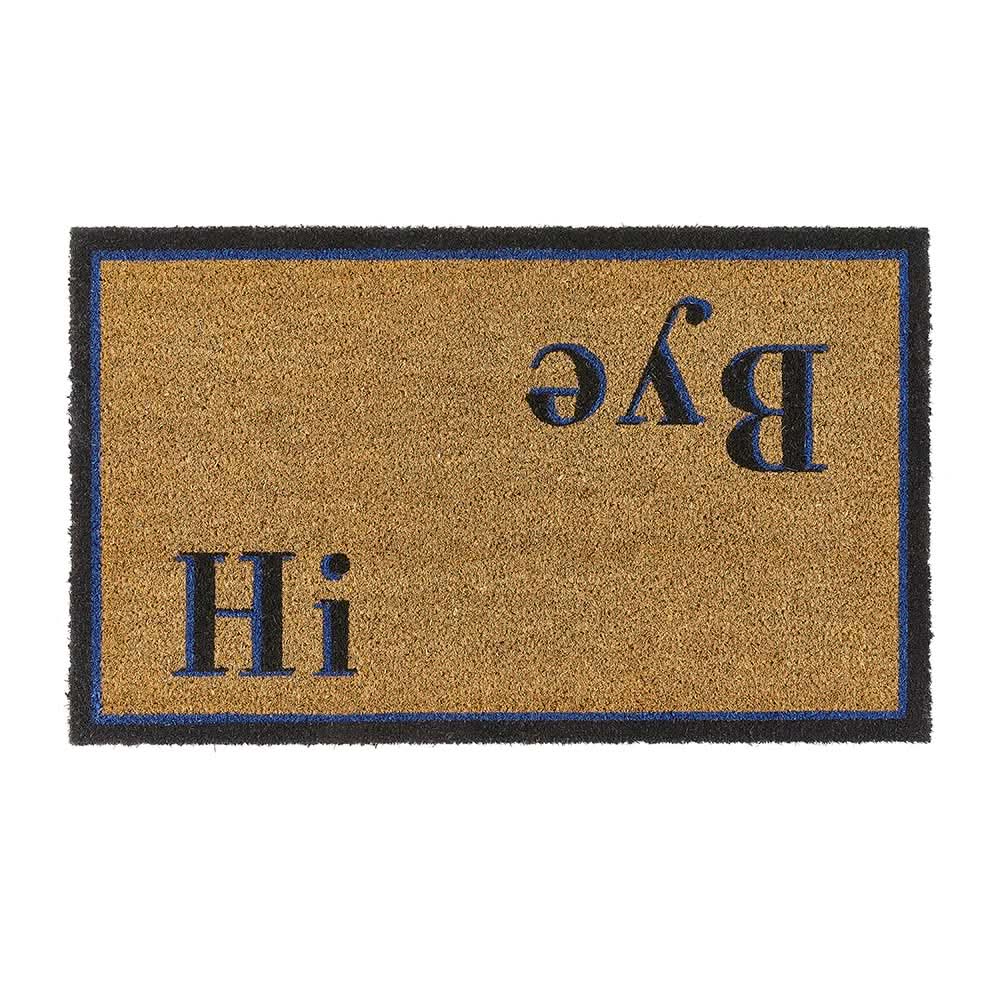 My Mat Hi Bye Printed Coir Doormat 45x75cm - beUNIQ - coir doormat - Created by Product Upload