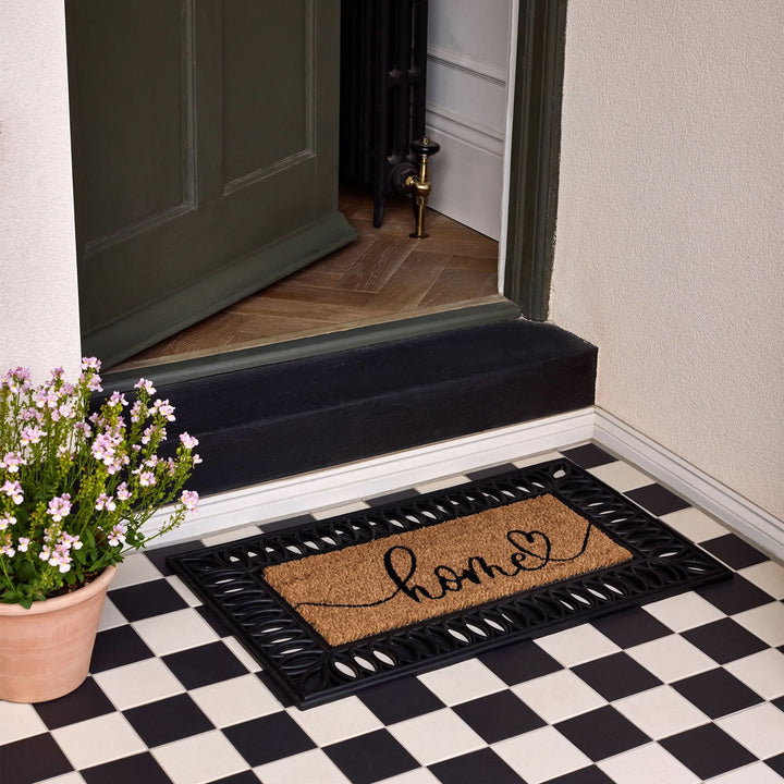 My Mat Home Script Coir Insert Doormat 23x53cm - beUNIQ - coir doormat - Created by Product Upload