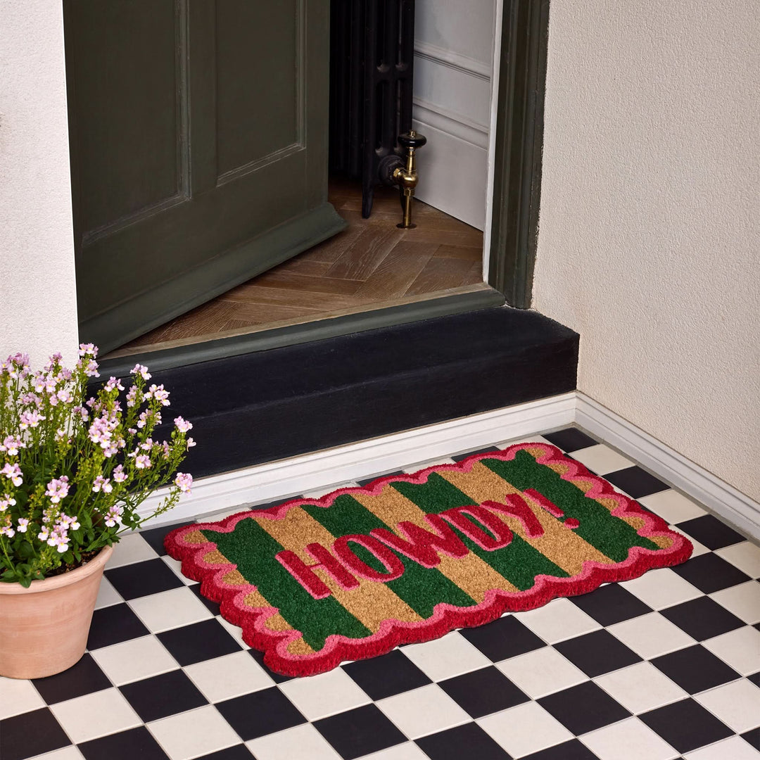 Phoenox Textiles My Mat Printed Coir Doormat Howdy Stripe 45x75cm - beUNIQ - coir doormat - Created by Product Upload