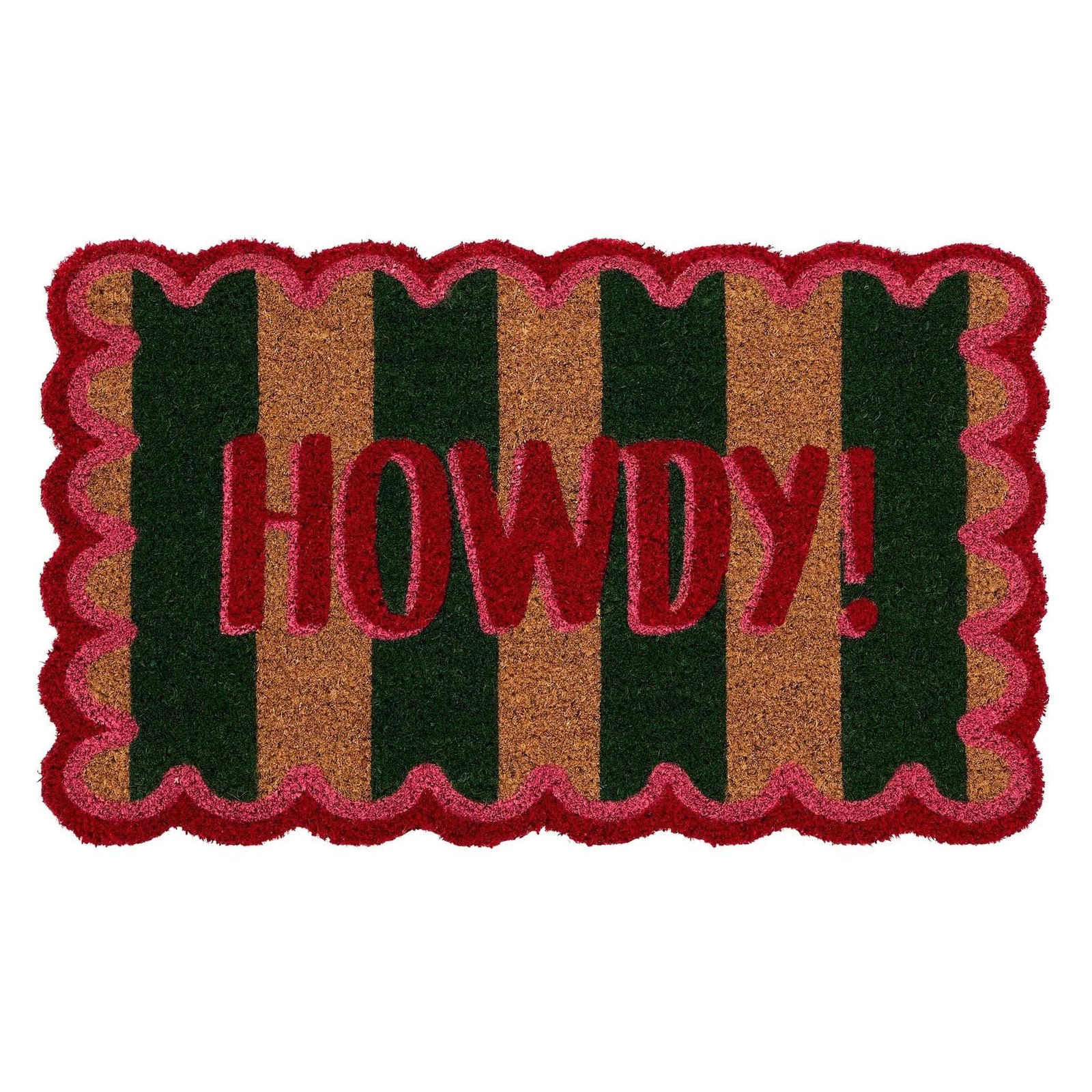 Phoenox Textiles My Mat Printed Coir Doormat Howdy Stripe 45x75cm - beUNIQ - coir doormat - Created by Product Upload