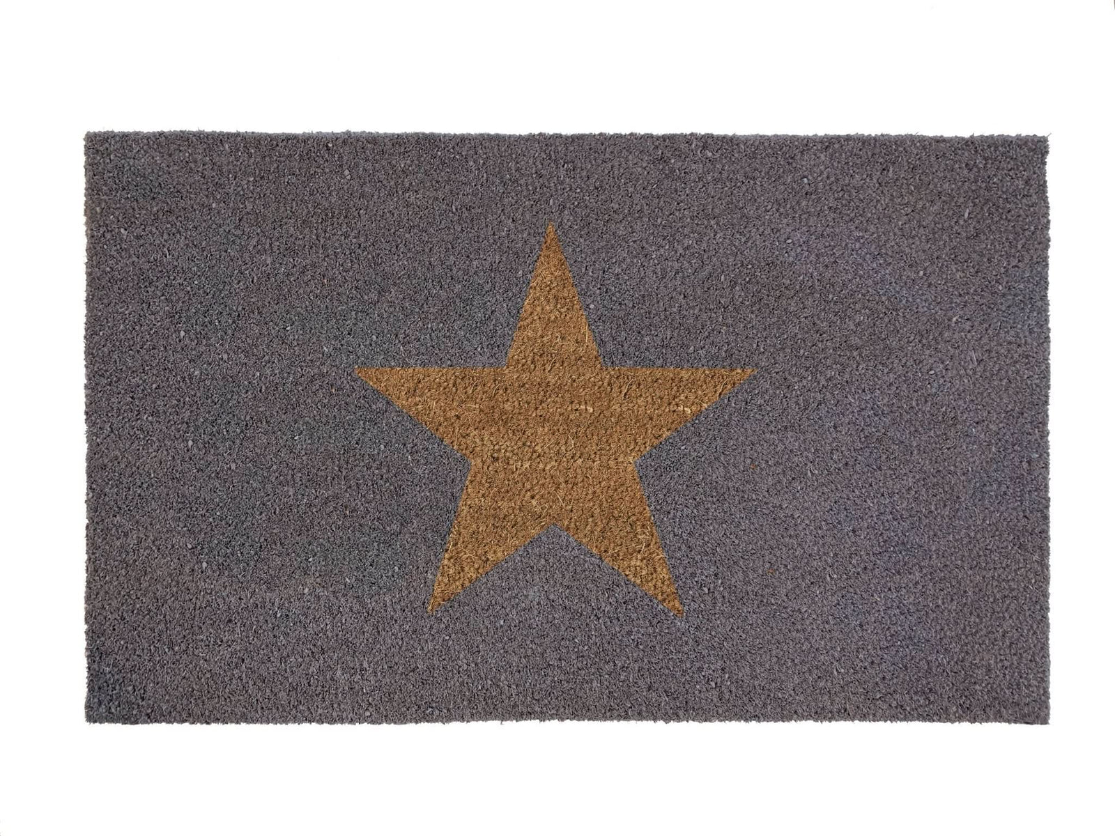 My Mat Coir Doormat Inverse Star Design Natural Fibres - beUNIQ - coir doormat - 45x75 - Created by Product Upload