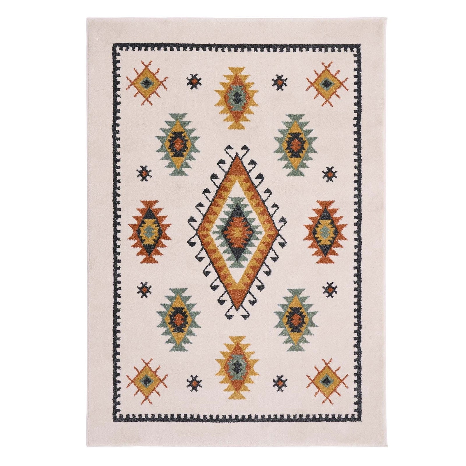 Origins Izmir Traditional Persian Inspired Cream Patterned Area Rug - beUNIQ - cream area rug - 80x150 - Created by Product Upload