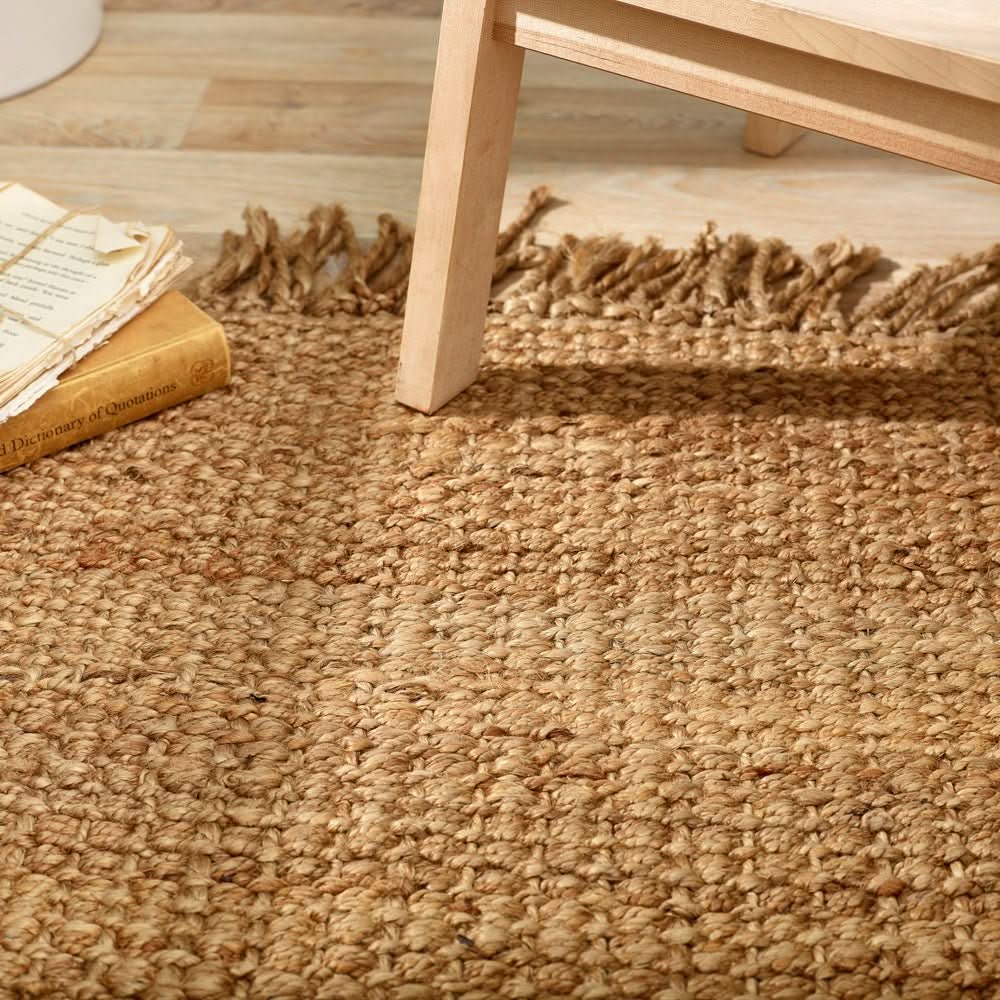 Origins Jute Extra Natural Woven Rug Sustainable Floor Covering - beUNIQ - Created by Product Upload - 120x170 OVAL - Jute rug