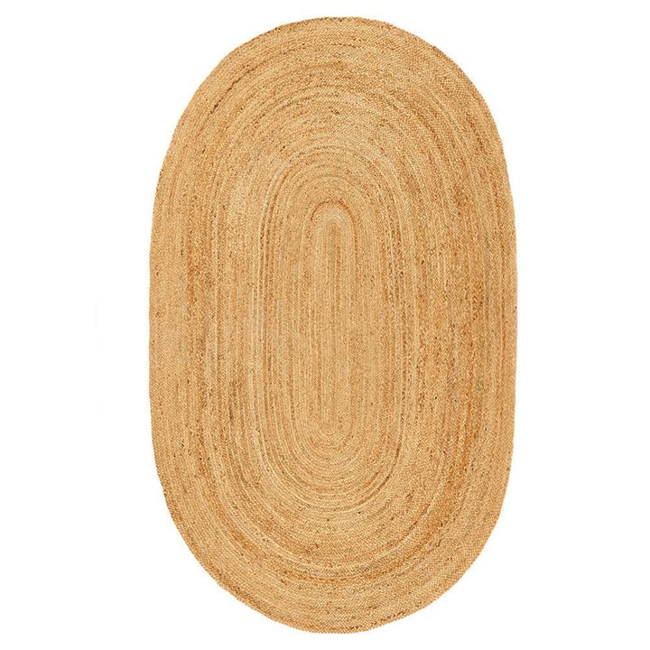 Origins Jute Extra Natural Woven Rug Sustainable Floor Covering - beUNIQ - Created by Product Upload - 120x170 OVAL - Jute rug