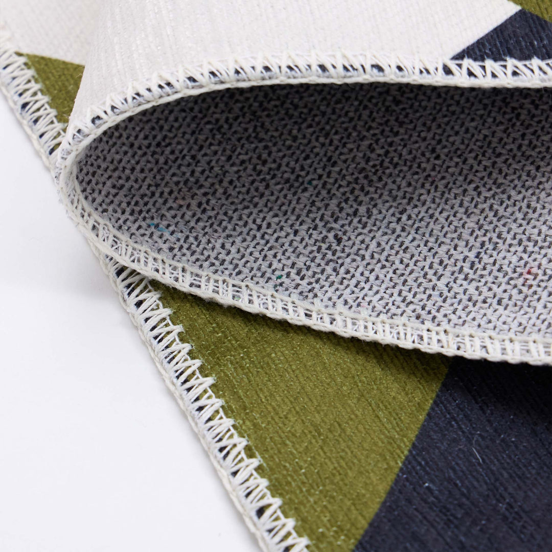 Origins Kyoto Washable Geometric Area Rug Non - Slip Chenille - beUNIQ - Created by Product Upload - 67x200 - geometric rug
