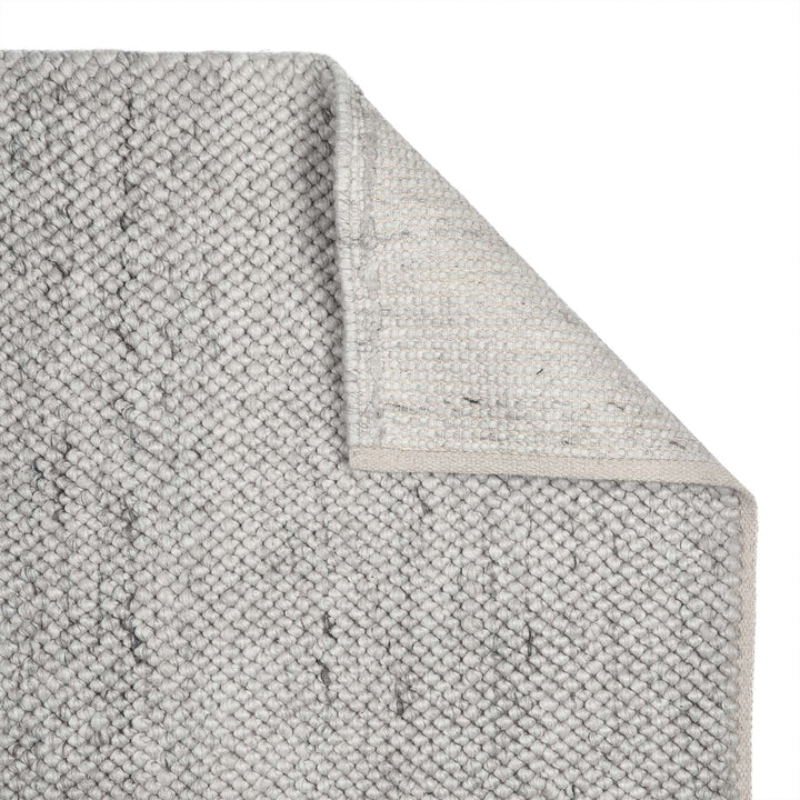 Origins La Playa Silver Hand - Woven Wool and Polyester Rug - beUNIQ - coastal style rug - 120cm x 170cm - Created by Product Upload