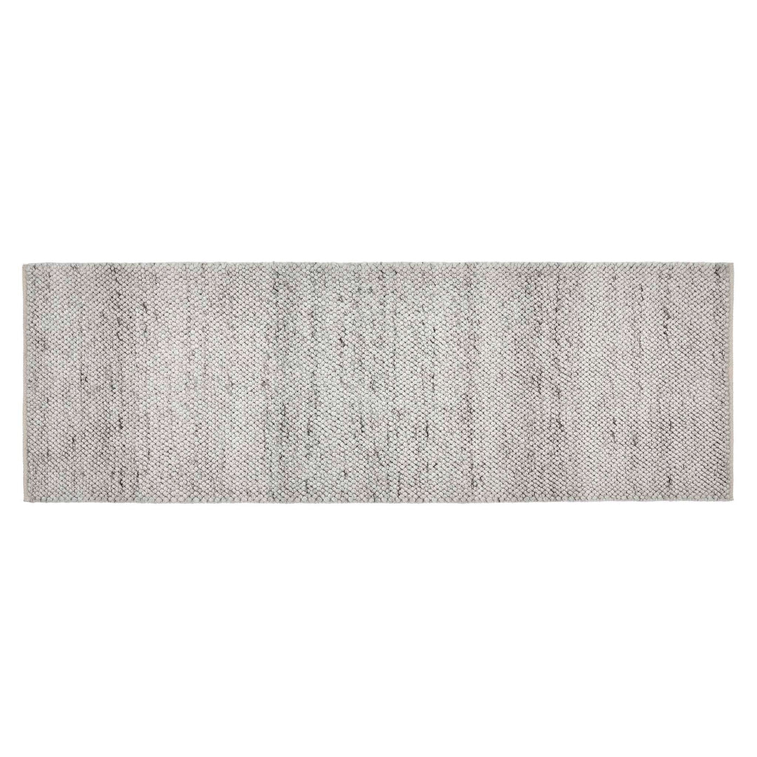Origins La Playa Silver Hand - Woven Wool and Polyester Rug - beUNIQ - coastal style rug - 67cm x 200cm - Created by Product Upload