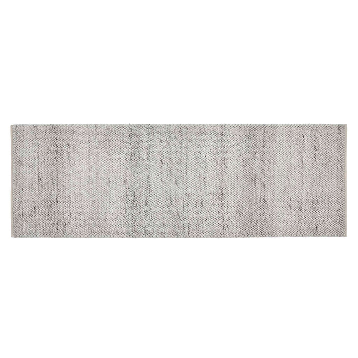 Origins La Playa Silver Hand - Woven Wool and Polyester Rug - beUNIQ - coastal style rug - 67cm x 200cm - Created by Product Upload