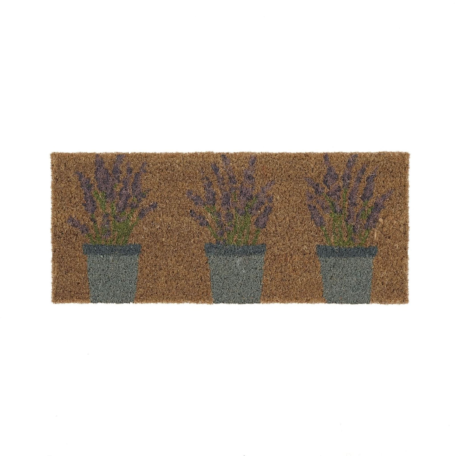 My Mat Coir Doormat Insert Lavender Floral 23x53cm - beUNIQ - coir doormat - Created by Product Upload