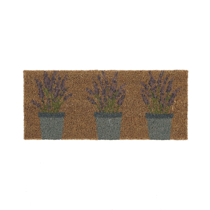 My Mat Coir Doormat Insert Lavender Floral 23x53cm - beUNIQ - coir doormat - Created by Product Upload