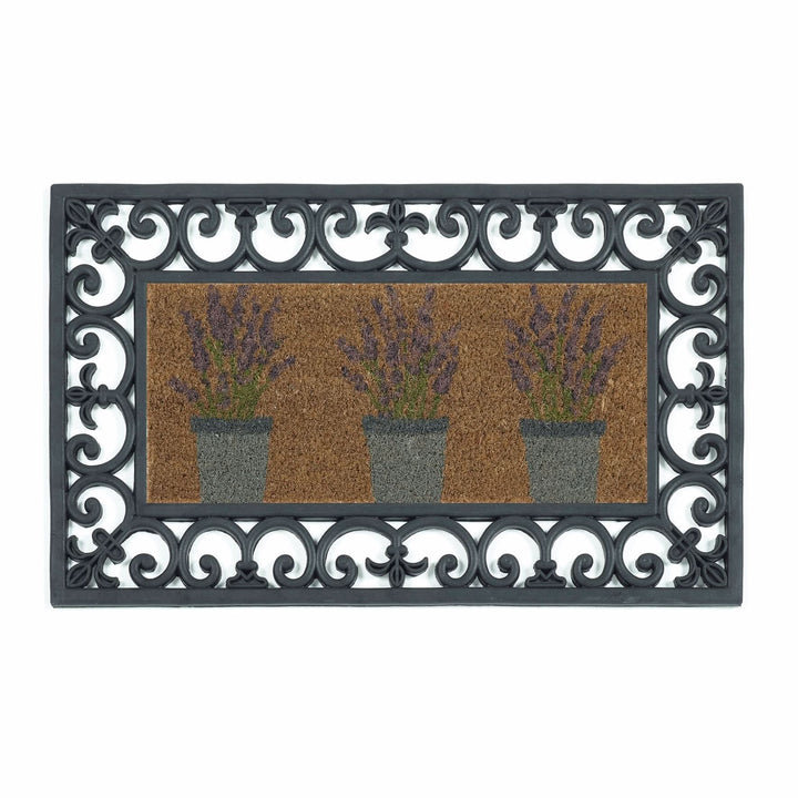My Mat Coir Doormat Insert Lavender Floral 23x53cm - beUNIQ - coir doormat - Created by Product Upload