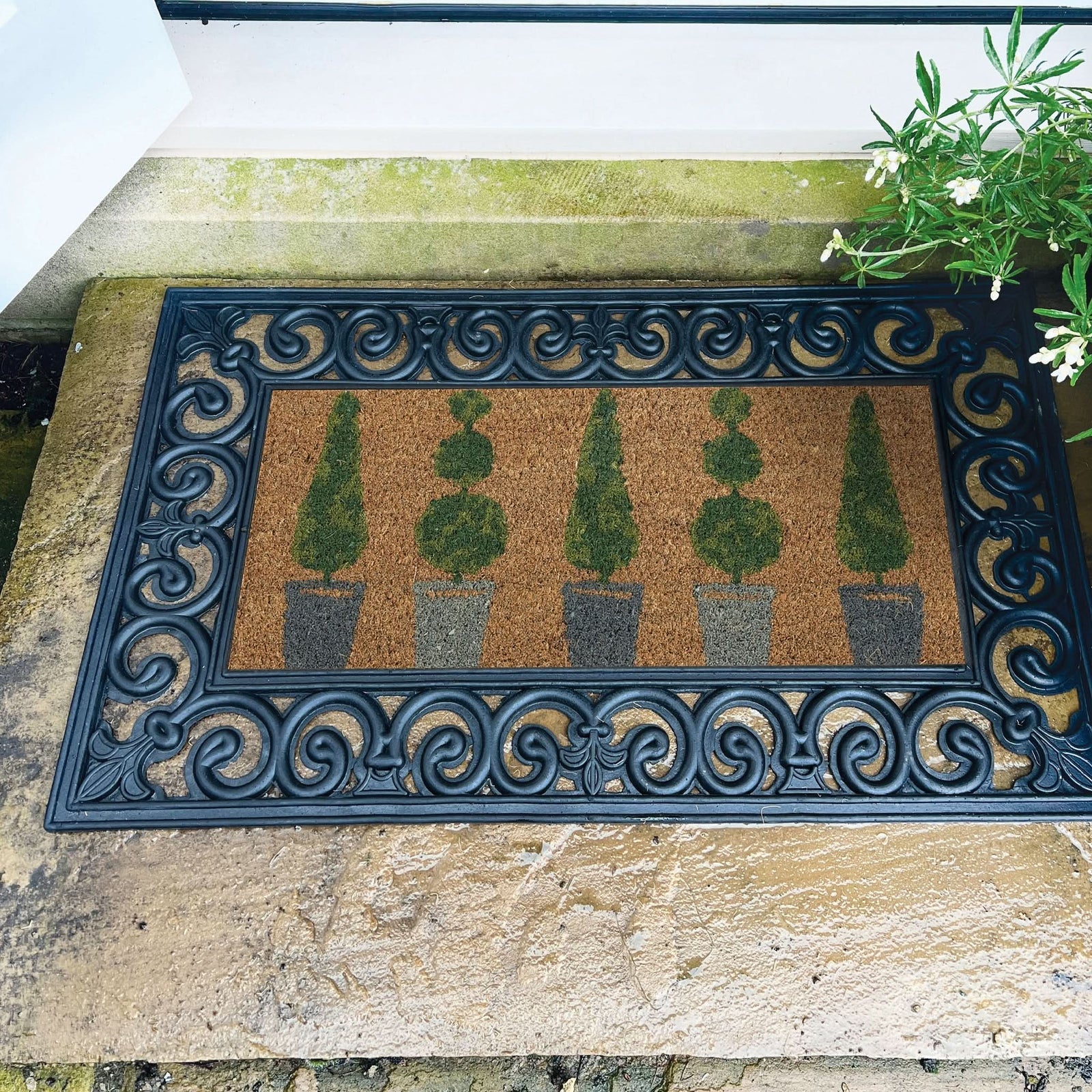 My Mat Marley Rubber Door Mat Surround Non - Slip 45x75cm - beUNIQ - coir mat frame - Created by Product Upload