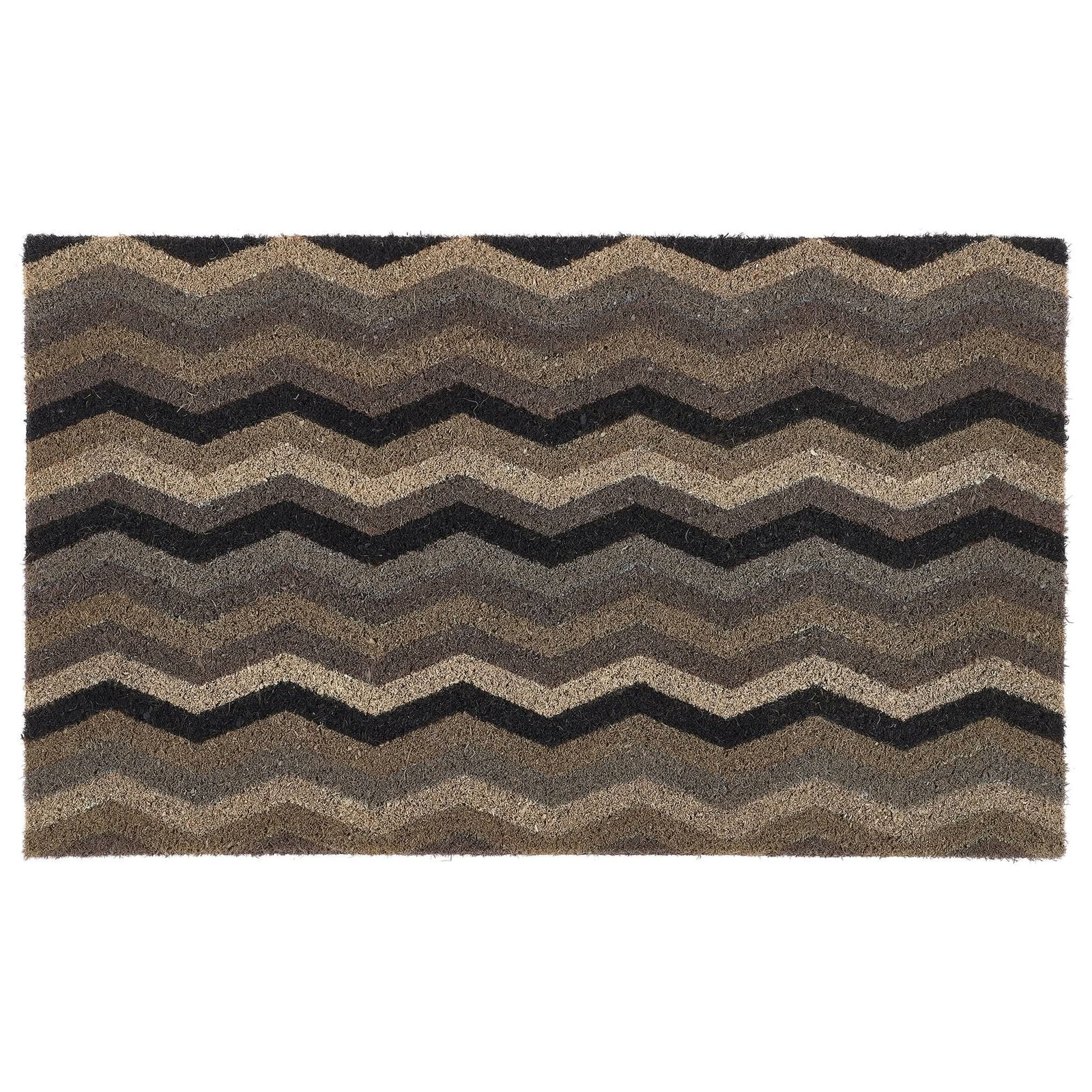 My Mat Ocean Zig Zag Printed Coir Doormat 45x75 cm - beUNIQ - Coir Doormat - Created by Product Upload