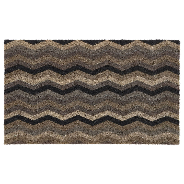 My Mat Ocean Zig Zag Printed Coir Doormat 45x75 cm - beUNIQ - Coir Doormat - Created by Product Upload