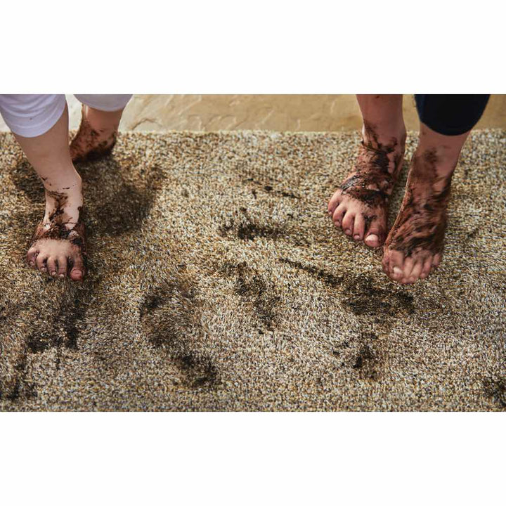 My Mat Cotton Linen Washable Indoor Floor Mat Beige Brown - beUNIQ - cotton linen floor mat - 50x75 - Created by Product Upload