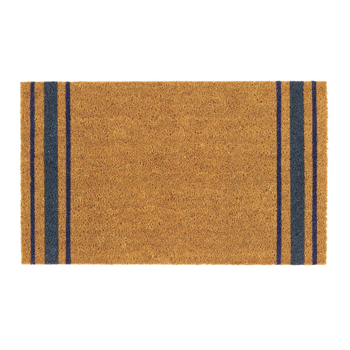 My Mat Navy Border Stripe Coir Doormat 45x75cm - beUNIQ - 45x75cm door mat - coir doormat