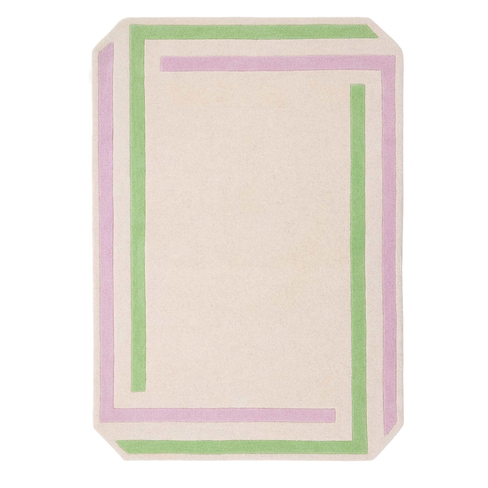 Origins Contour Wool Rug Lavender Green Hand - Tufted - beUNIQ - Artisan rug - 120x170 - Created by Product Upload
