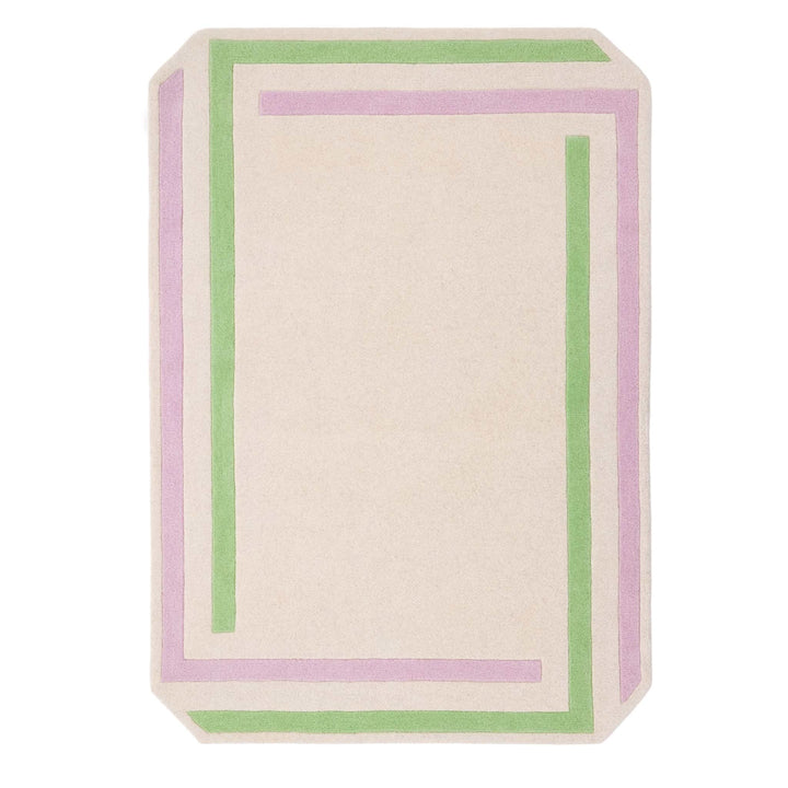 Origins Contour Wool Rug Lavender Green Hand - Tufted - beUNIQ - Artisan rug - 120x170 - Created by Product Upload