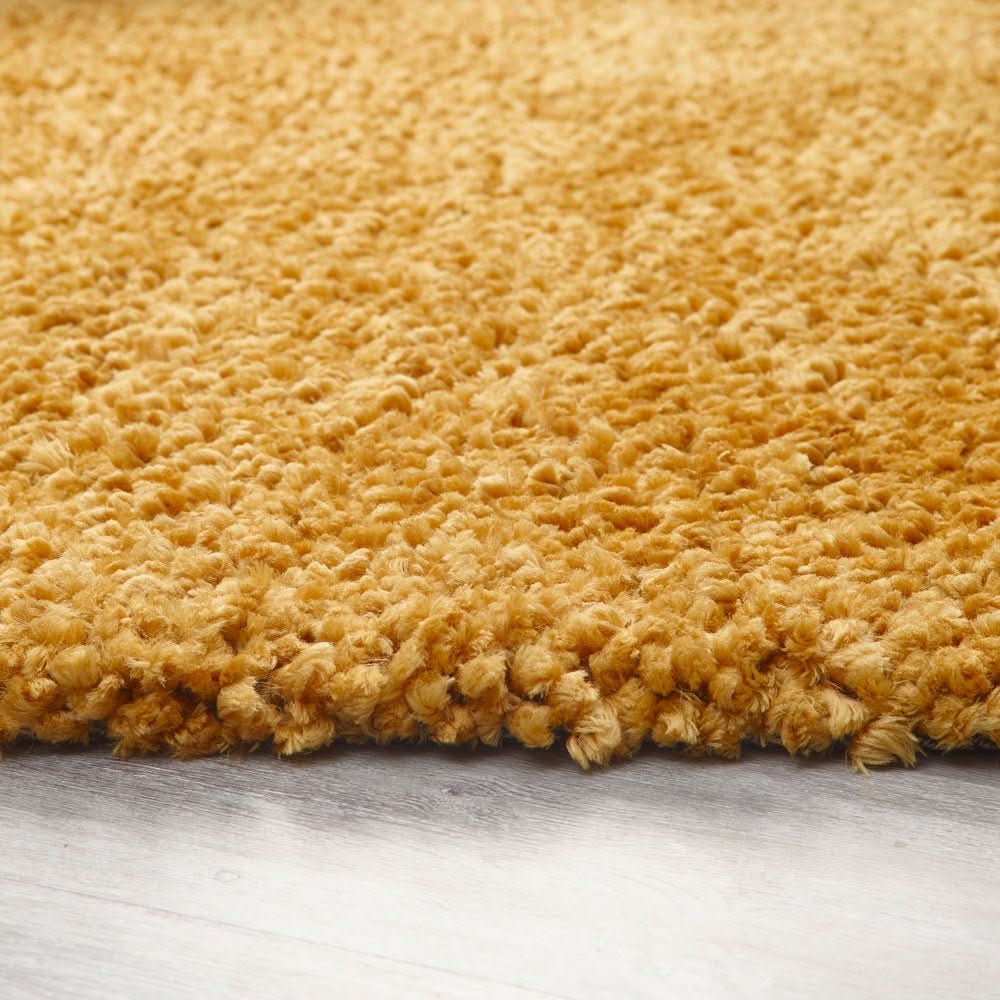Origins Portland Ochre Hand Tufted Long Pile Cosy Rug - beUNIQ - Created by Product Upload - 60x110 - hand tufted rug