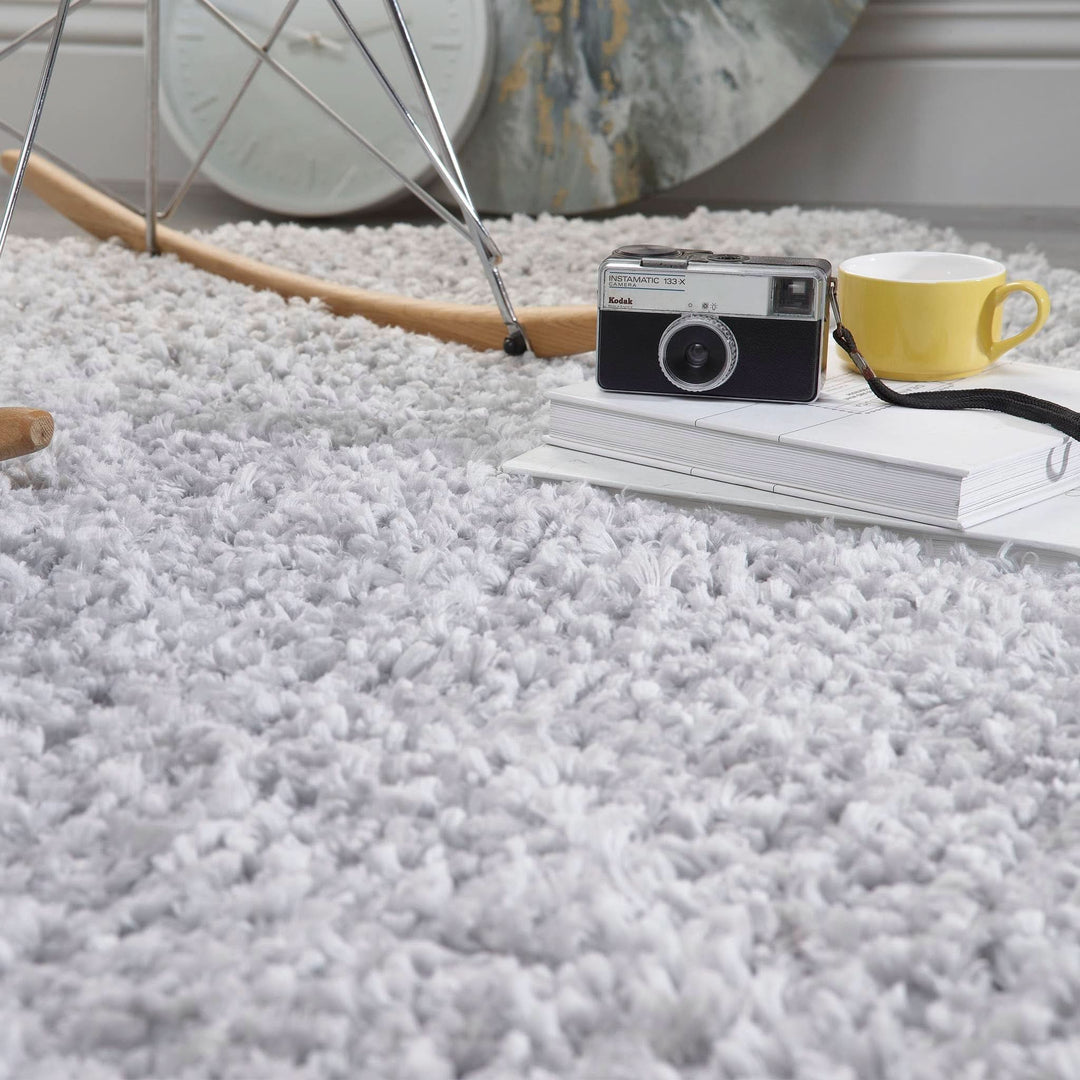Origins Portland Hand Tufted Grey Shaggy Rug Long Pile - beUNIQ - cosy grey rug - 60x110 - Created by Product Upload