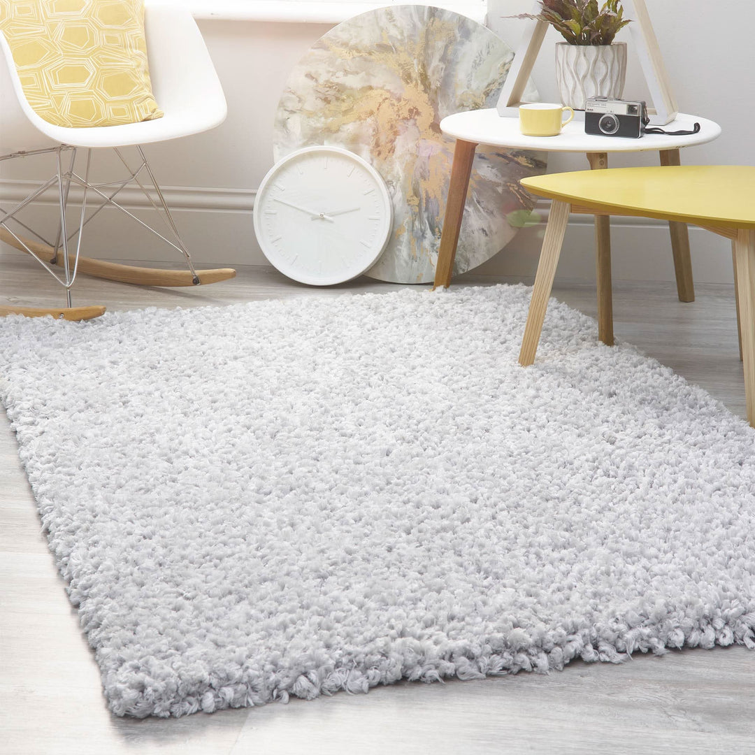 Origins Portland Hand Tufted Grey Shaggy Rug Long Pile - beUNIQ - cosy grey rug - 60x110 - Created by Product Upload